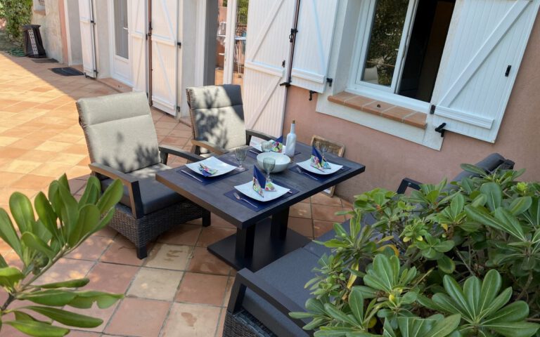 Ferienhaus in St Tropez an der Cote d'Azur mit Pool